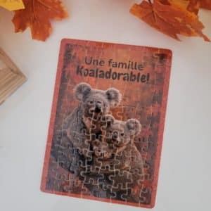 🧩 Puzzle personnalisé – 80 pièces