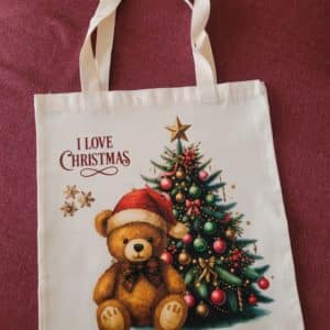 Tote Bag "Noël Enchanté" Personnalisable