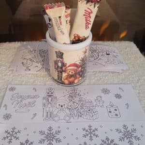 Tasse à colorier - Collection Noël