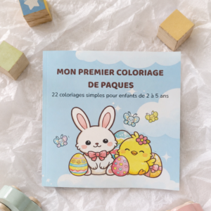 Mon premier coloriage de Pâques 🐰🌸