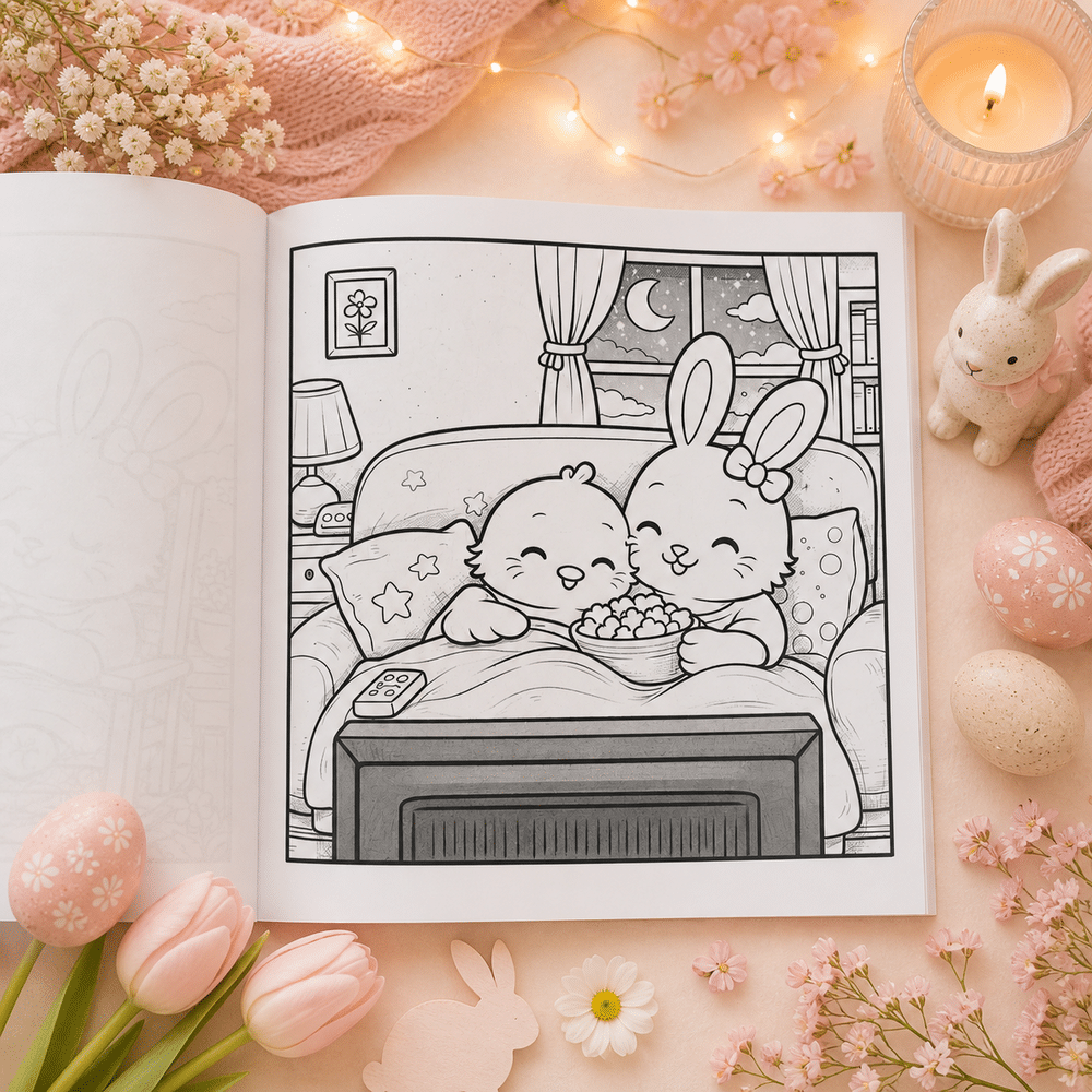 Mon Coloriage Cosy de Printemps – Spécial Pâques – Image 3