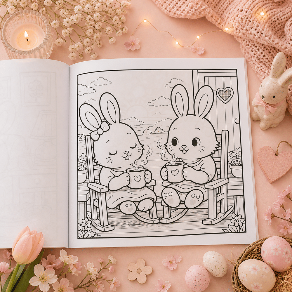 Mon Coloriage Cosy de Printemps – Spécial Pâques – Image 4