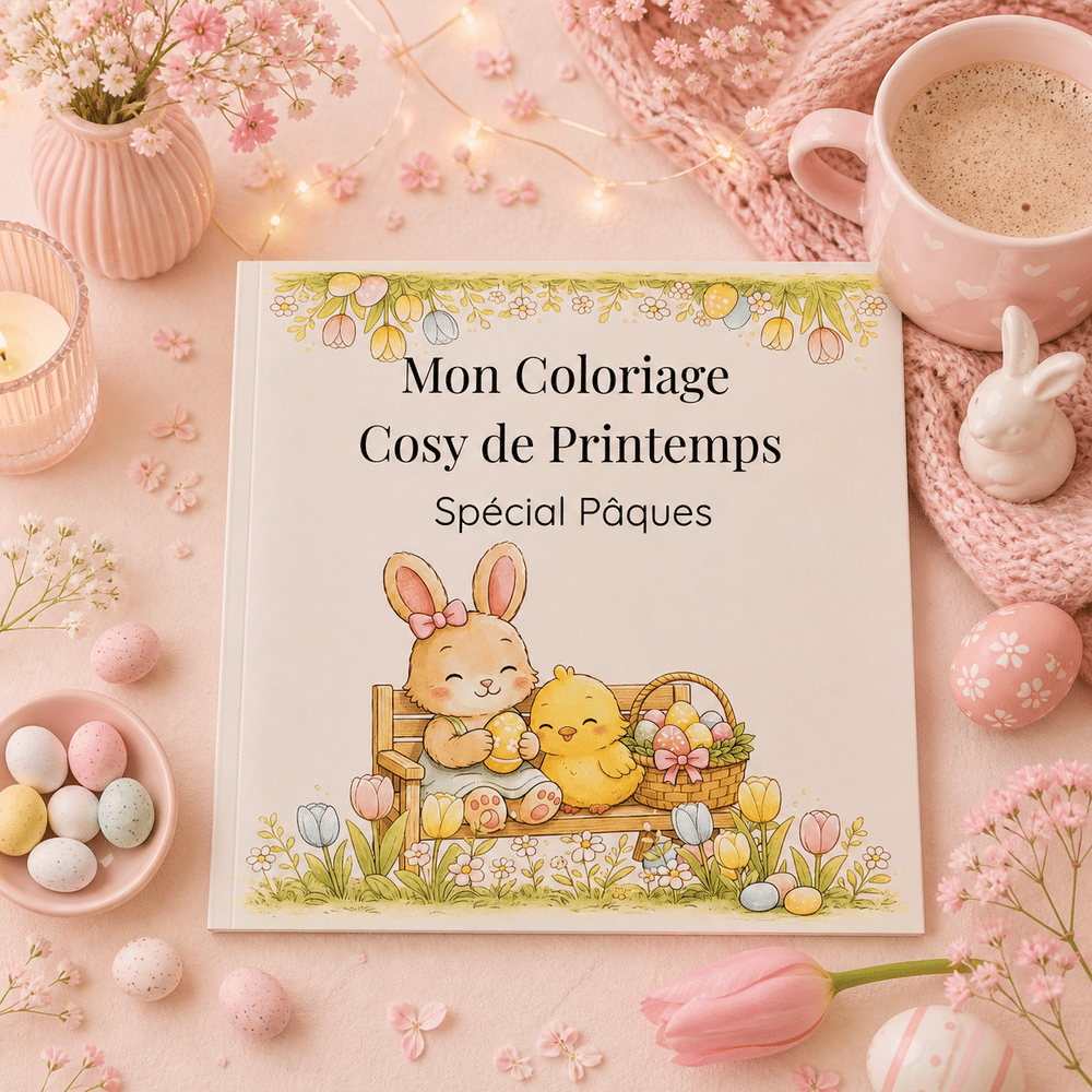 Mon Coloriage Cosy de Printemps – Spécial Pâques