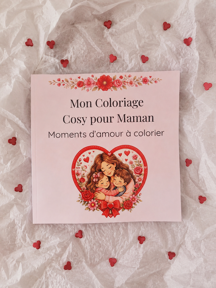 💕 Mon Coloriage Cosy pour Maman – Moments d’amour à colorier 🌸